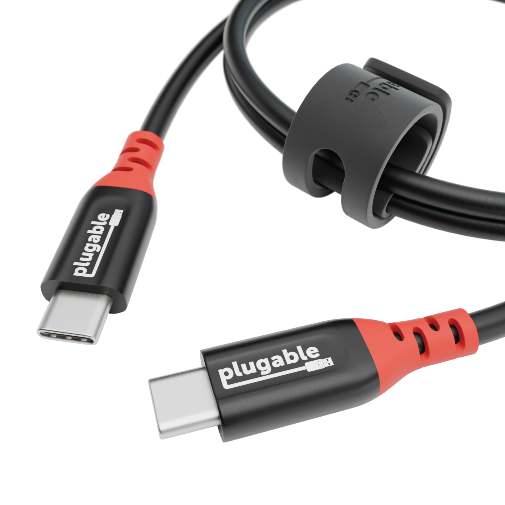 Plugable Secure USB C Data Blocker Charge Only Cable(1m/3.3ft)-240W Fast Charging for Shared Workspaces,Schools and more
