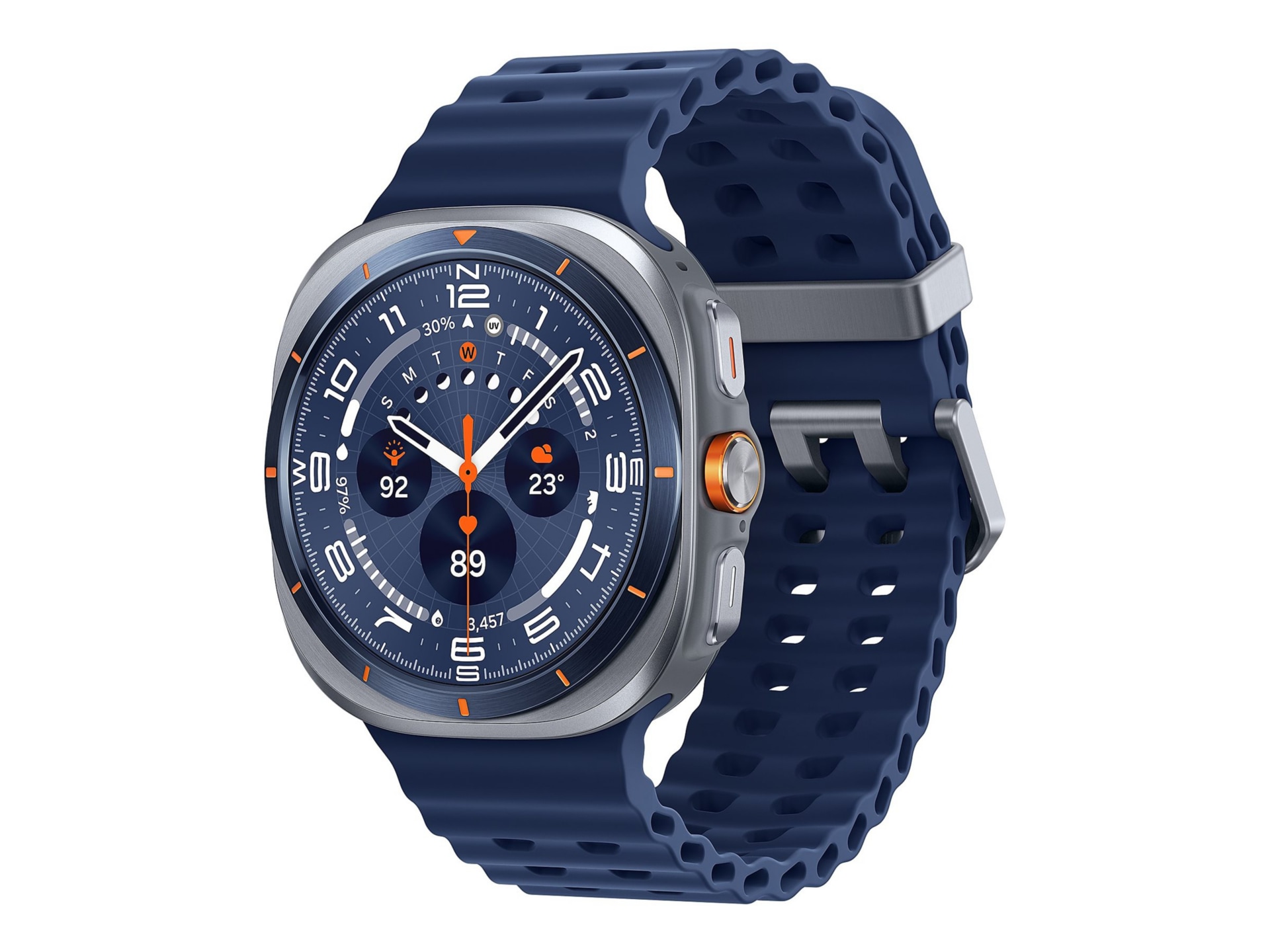 Samsung Galaxy Watch Ultra - titanium blue - smart watch with marine band -