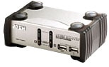 ATEN 2-Port VGA USB KVMP Switch with Audio