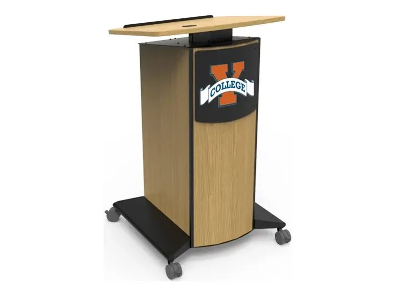 Spectrum SLIM - lectern - rectangular - steel mesh