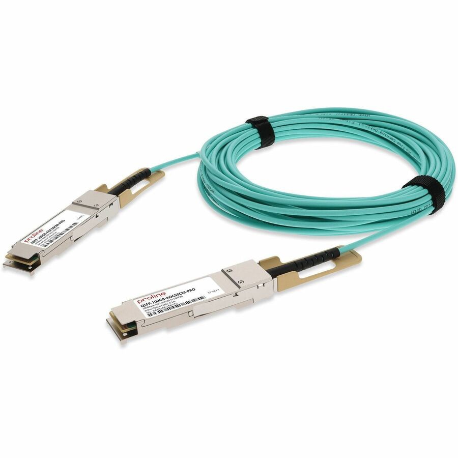 Proline MSA/TAA 100GBASE-AOC Cable - 0.5 M - QSFP - High Speed