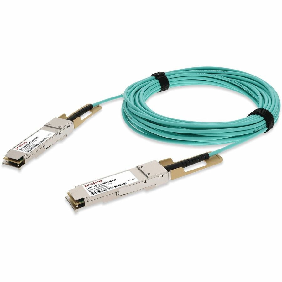 Proline 100G QSFP28 to QSFP28 Active Optical Cable 4m TAA