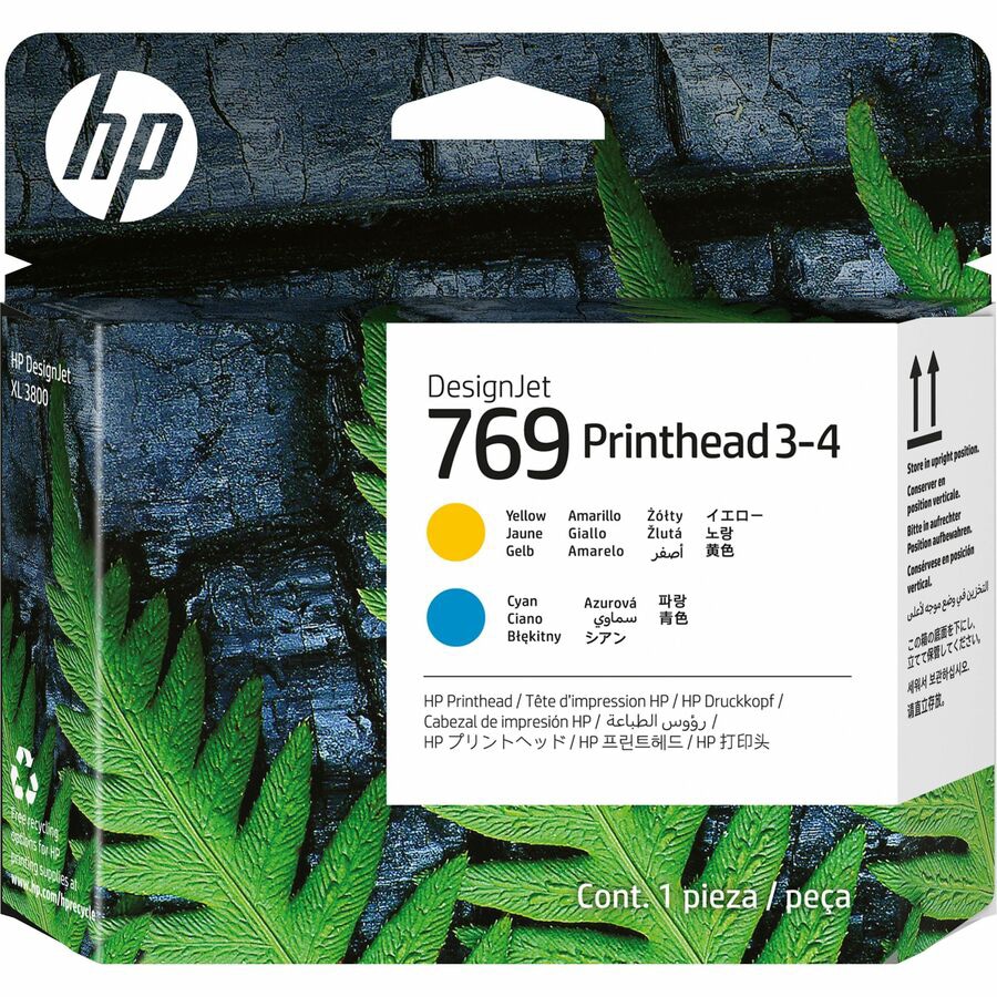 HP 769 Original Inkjet Printhead - Yellow, Cyan Pack