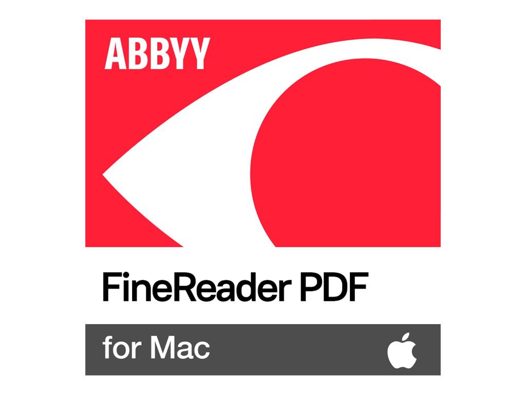 ABBYY FineReader PDF for Mac (v. 15) - subscription license (1 year) + Soft