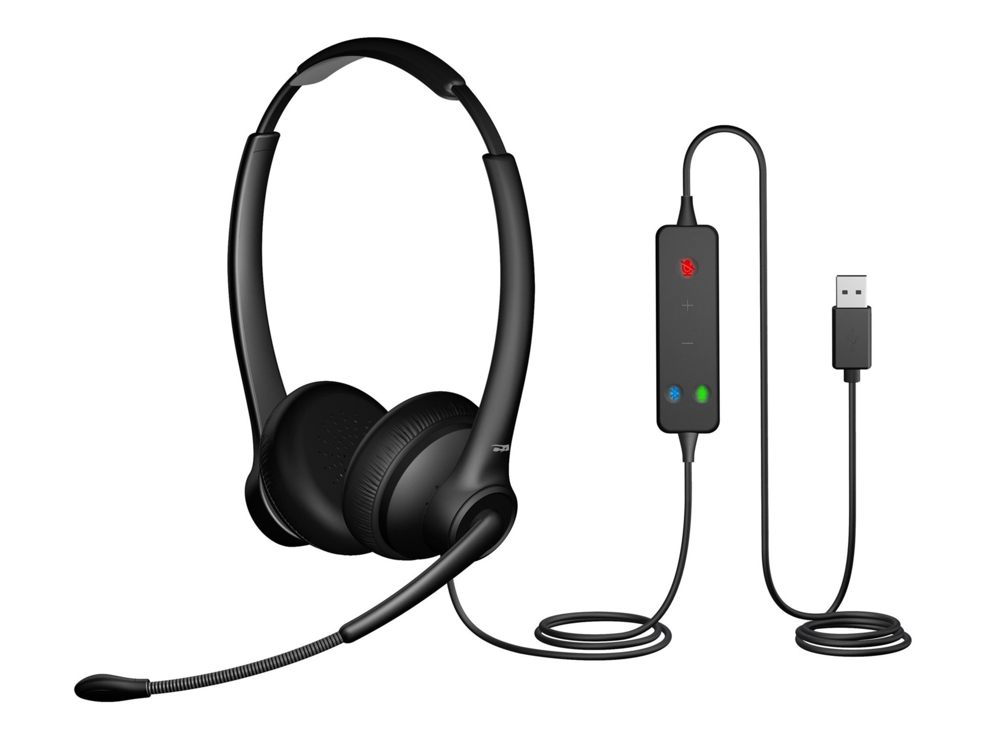 Cyber Acoustics AC 304TR - headset - USB-A