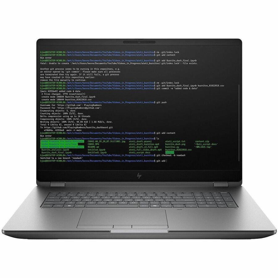 HP ZBook Fury G1i 18" Mobile Workstation - WQXGA - 165 Hz - Intel Core Ultr