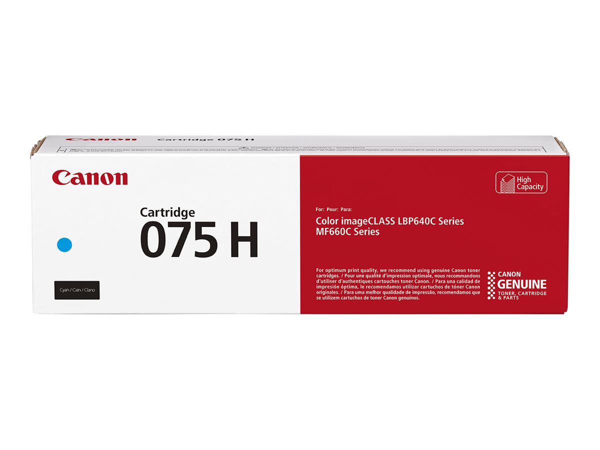 Canon 075 H - High Capacity - cyan - original - toner cartridge