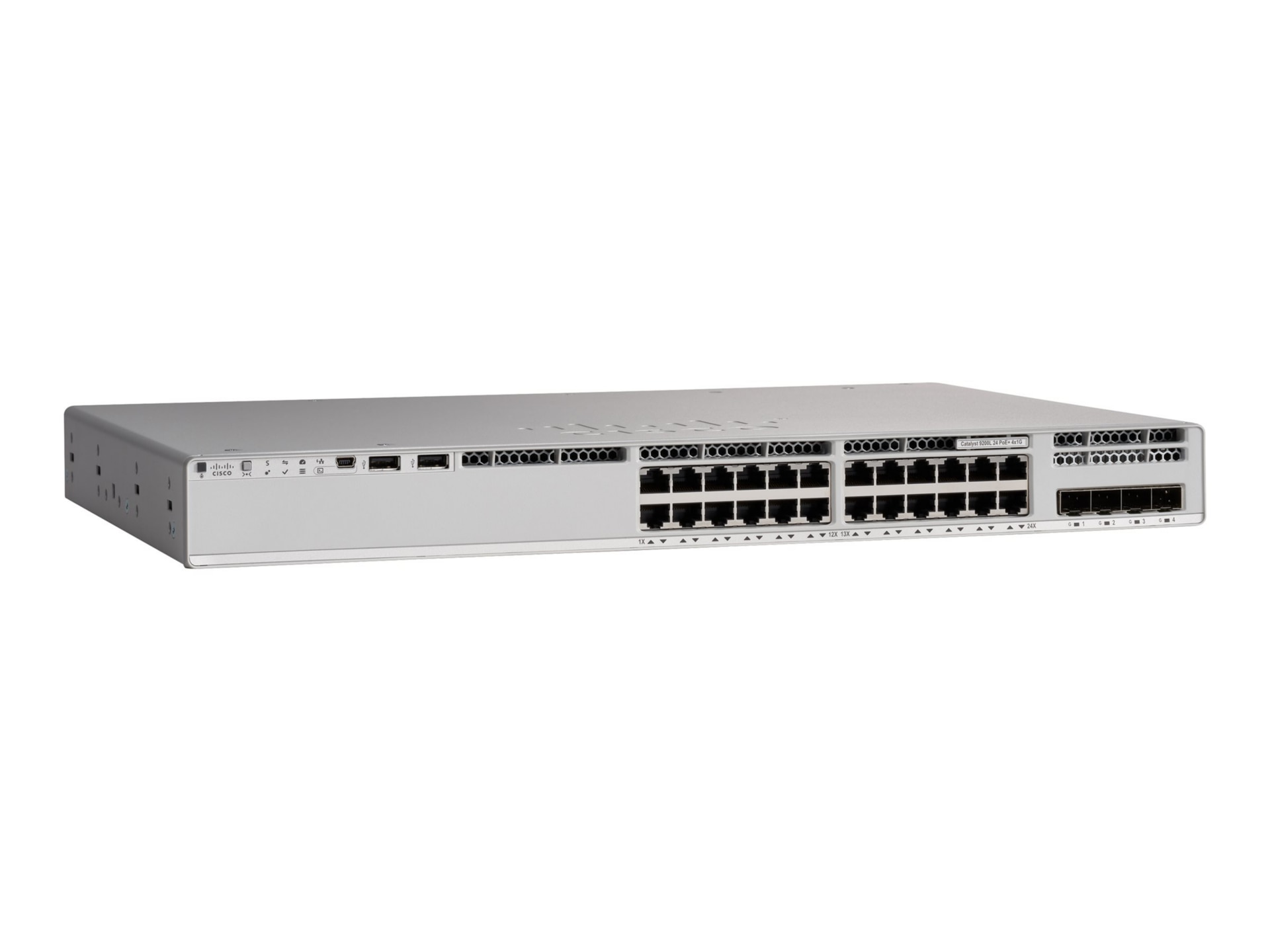 Cisco Meraki Catalyst 9200L-24P-4G - switch - 24 ports - managed - rack-mountable
