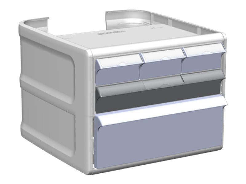 Enovate Medical Envoy mounting component - four tier