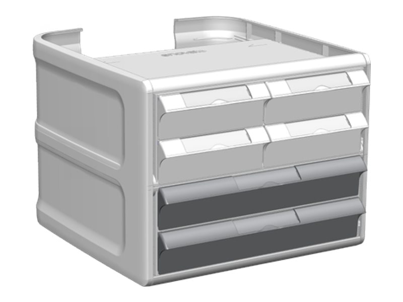 Enovate Medical Envoy mounting component - four tier