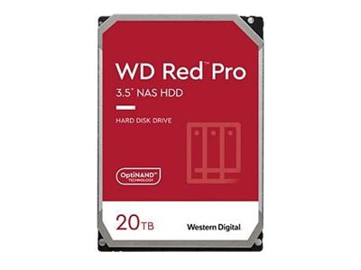 WD Red Pro WD202KFGX - hard drive - 20 TB - SATA 6Gb/s