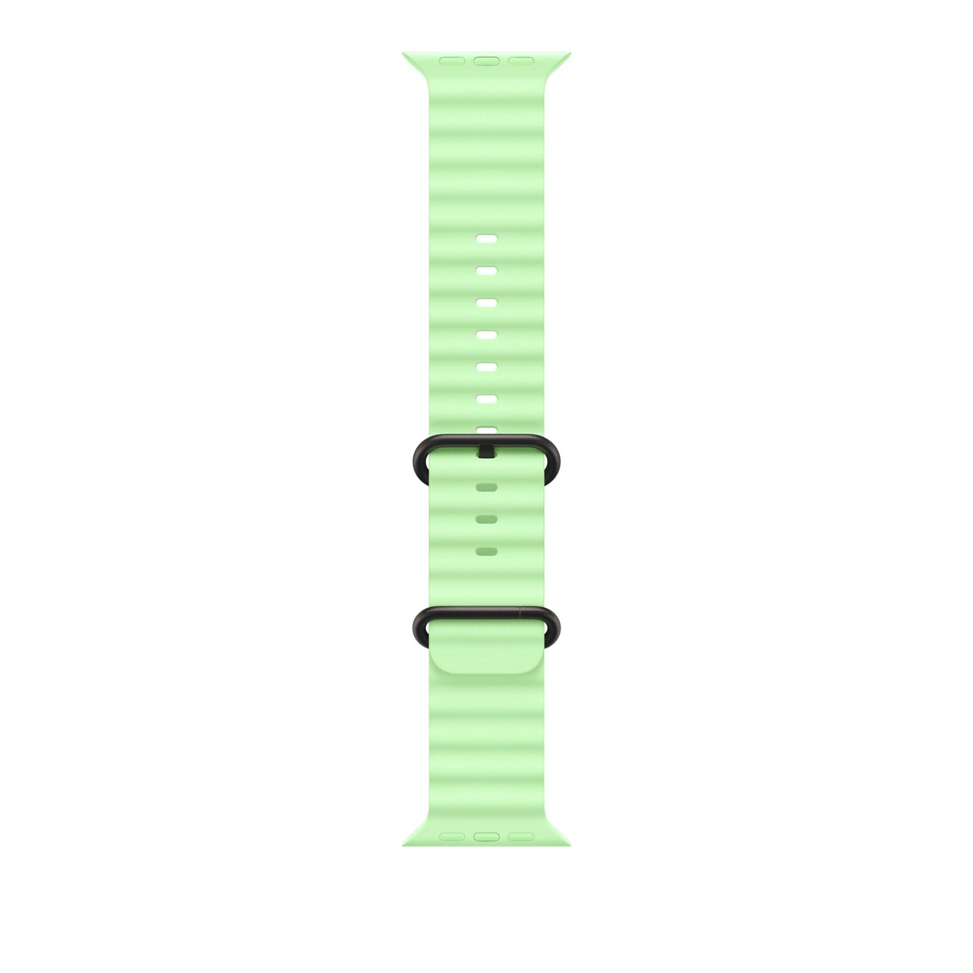 APPLE 49MM GREEN OCEAN BAND BLK TI