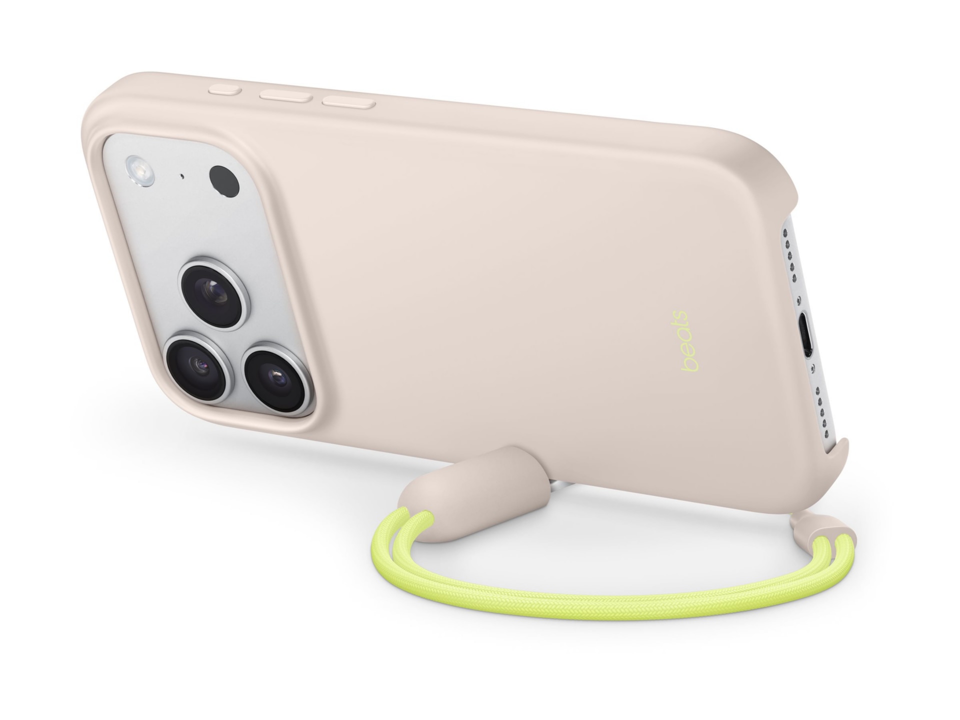 Beats iPhone Case - fits Apple iPhone 17 Pro - Kickstand Case - Lime Stone