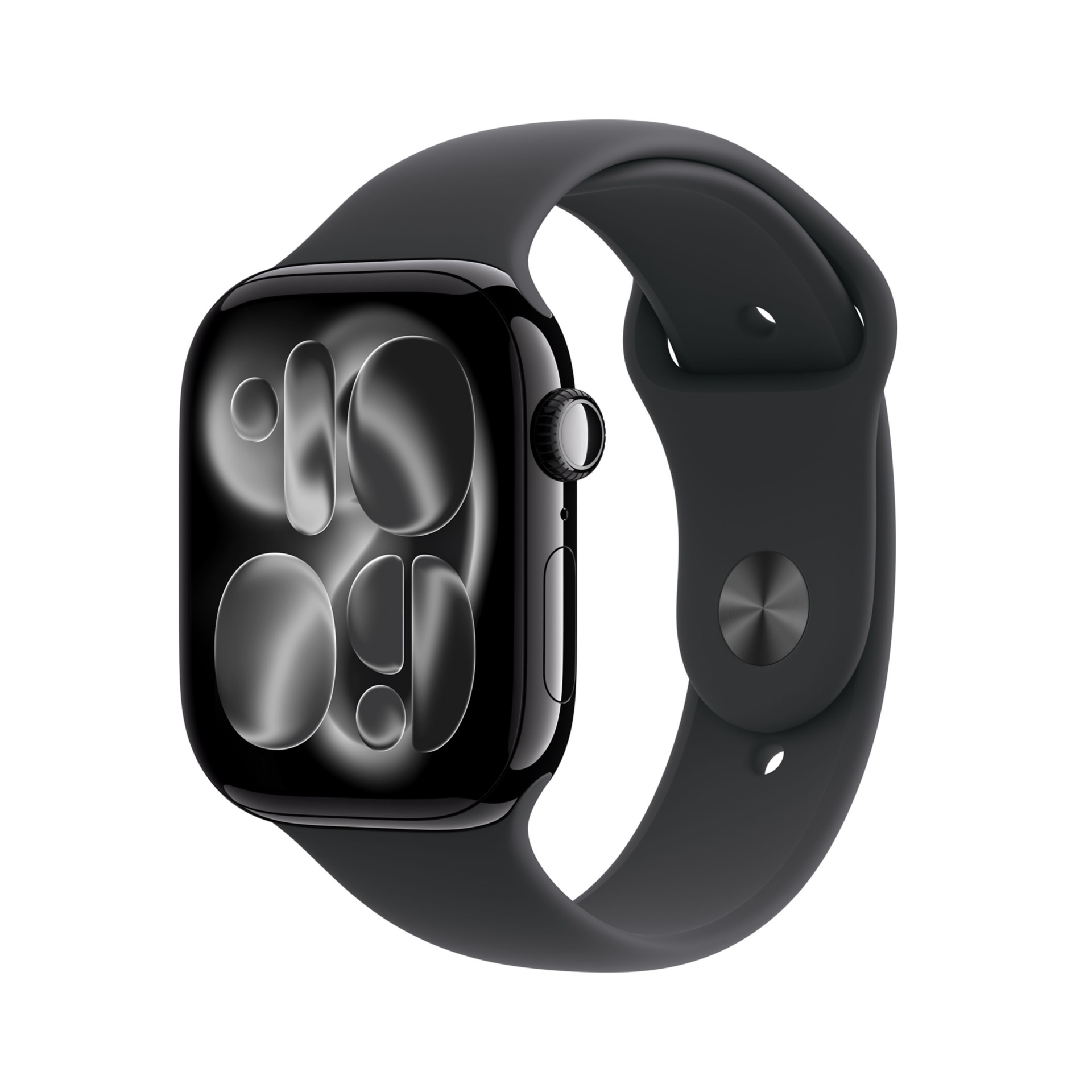 Apple Watch Series 11 GPS 46mm Jet Black Aluminum Case - Black Sport Band