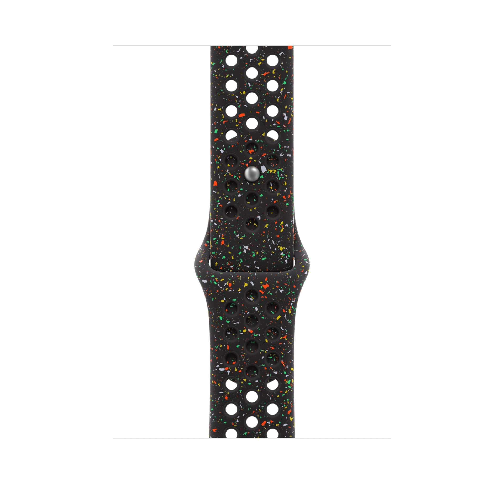 APPLE 46MM MN BLK NIKE SBAND M/L