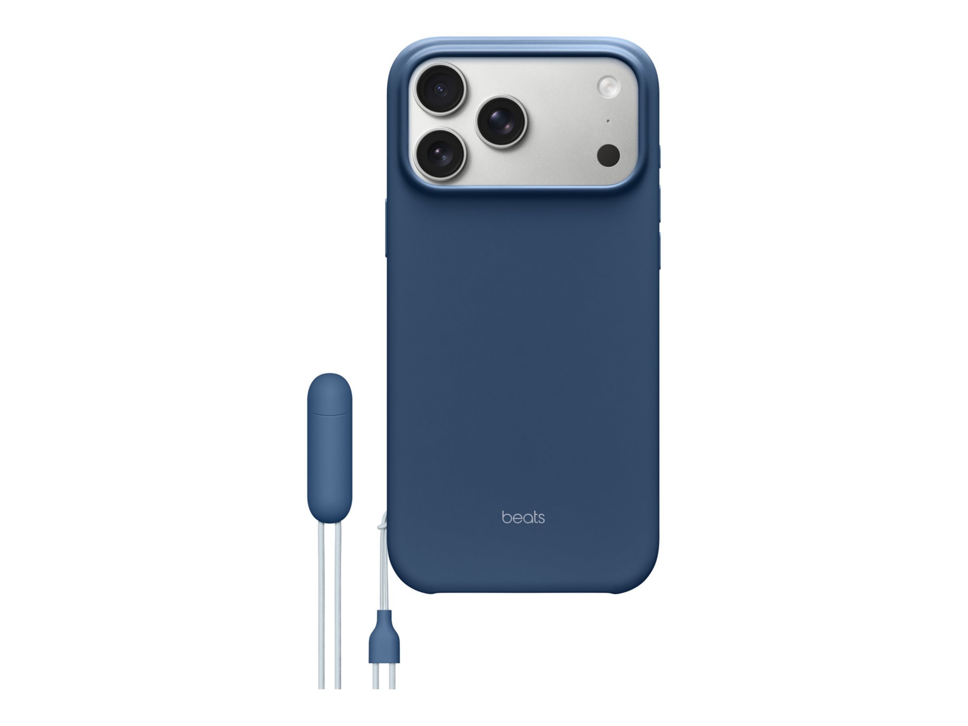 Beats iPhone Case - fits Apple iPhone 17 Pro Max - Kickstand Case -  MagSafe and Camera Control - Bedrock Blue