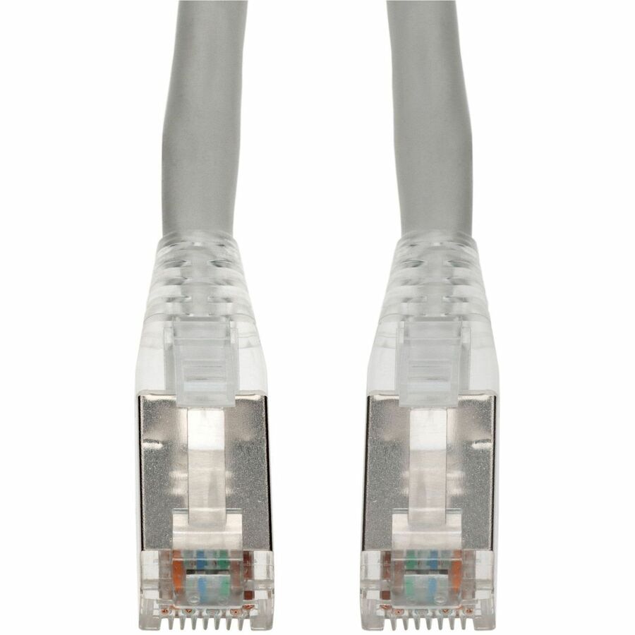Proline 20ft Gray CAT 6A Shielded PVC Ethernet Cable Snagless Easy Clear Boot RJ-45 M/M