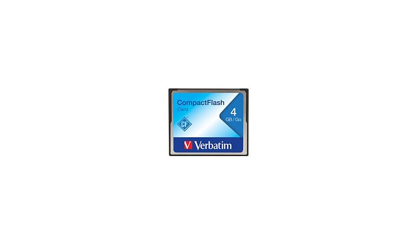 Verbatim - flash memory card - 4 GB - CompactFlash