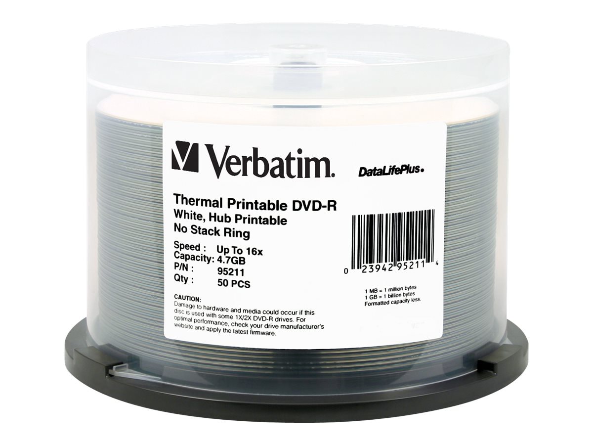 Verbatim DataLifePlus - DVD-R x 50 - 4.7 GB - storage media