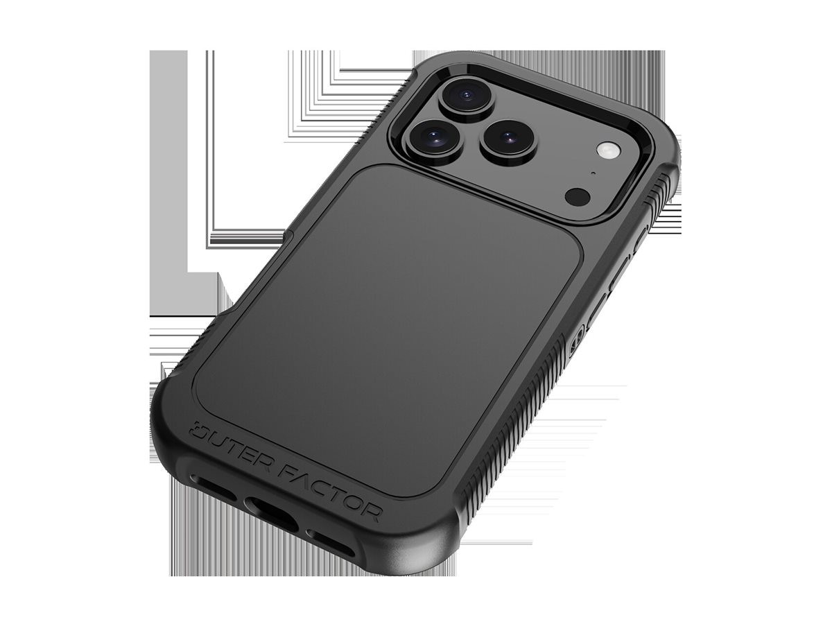 OuterFactor WorkForce Mobile MAG Case with Belt Clip, iPhone 17 Pro, Black