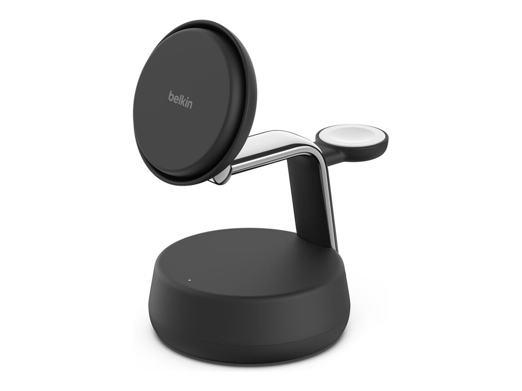 Belkin 3-in-1 Magnetic Charging Dock with Qi2 25W for iPhone, Apple Watch,