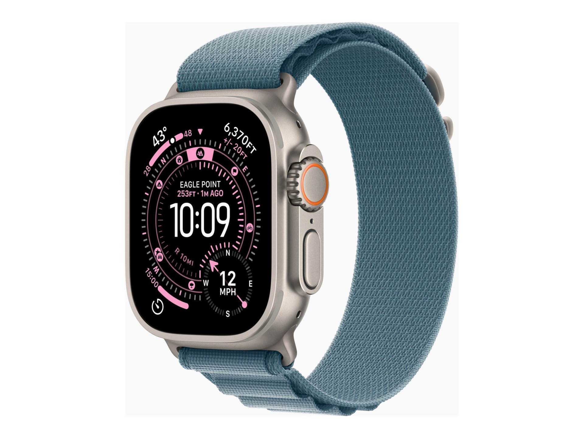 Apple Watch Ultra 3 - natural titanium - Yes smart watch with Alpine Loop -