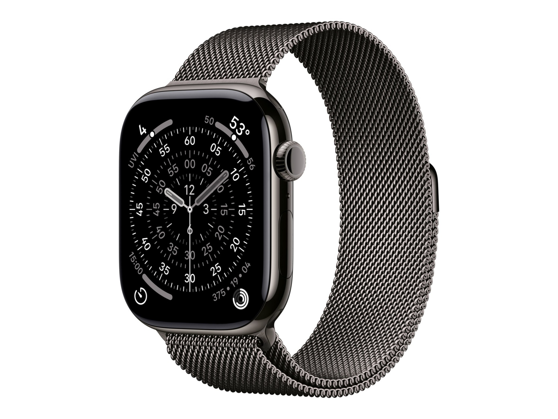 Apple Watch Series 11 (GPS + Cellular) - slate titanium - smart watch with