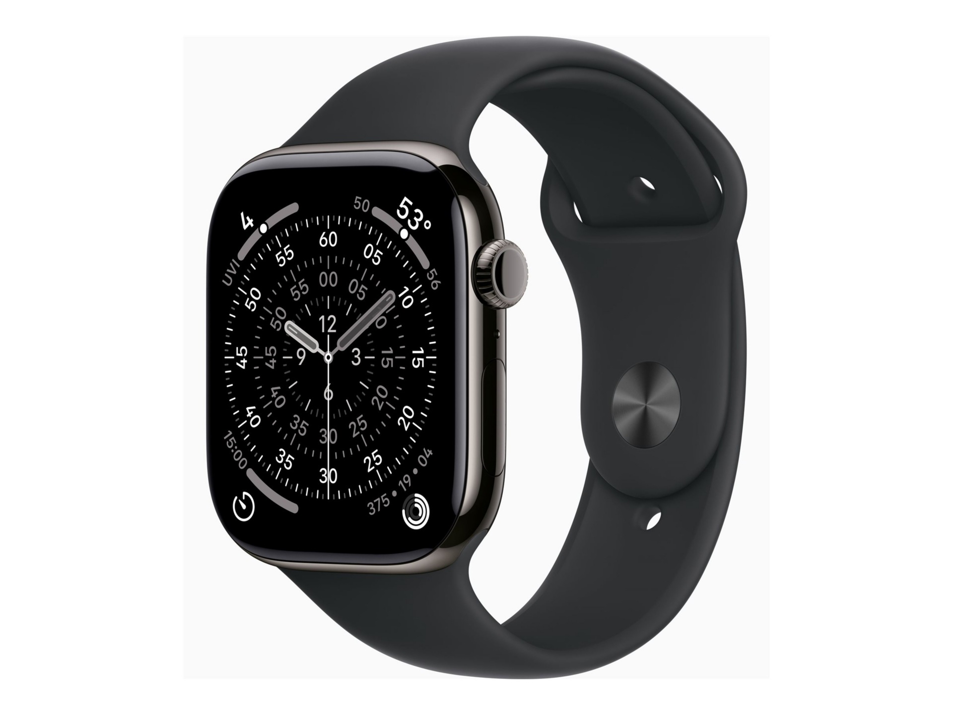 Apple Watch Series 11 (GPS + Cellular) - slate titanium - smart watch with