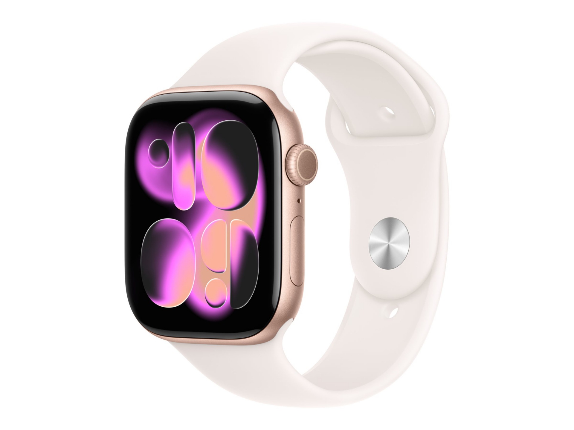 Apple Watch Series 11 (GPS) - rose gold aluminum - smart watch with sport b