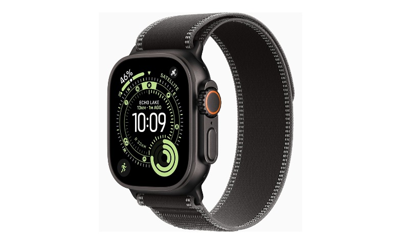 Apple Watch Ultra 3 - black titanium - Yes smart watch with Trail