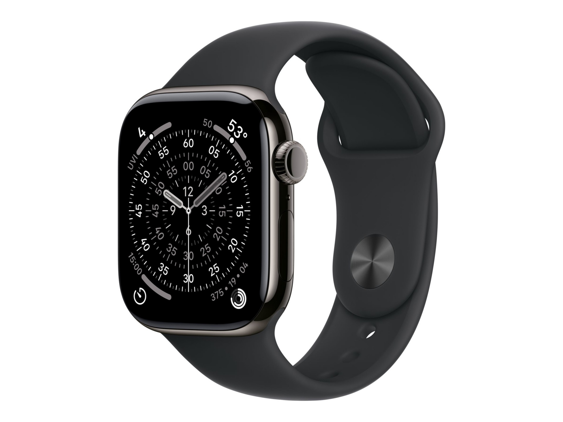 Apple Watch Series 11 (GPS + Cellular) - slate titanium - smart watch with