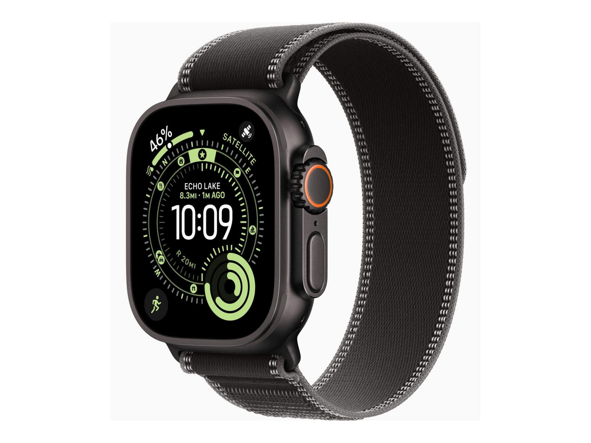 Apple Watch Ultra 3 - black titanium - Yes smart watch with Trail Loop - bl