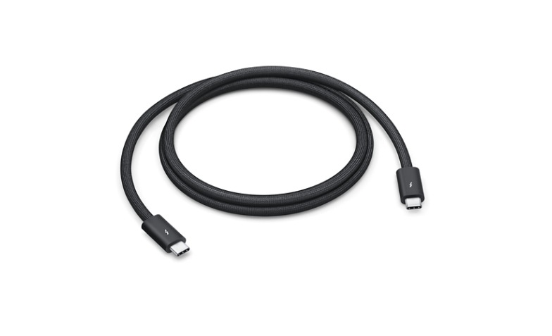Apple Thunderbolt 5 Pro Cable 1m 2本セット Apple Thunderbolt 5 Pro Cable - USB-C - 3.3 ft (1m) - Black