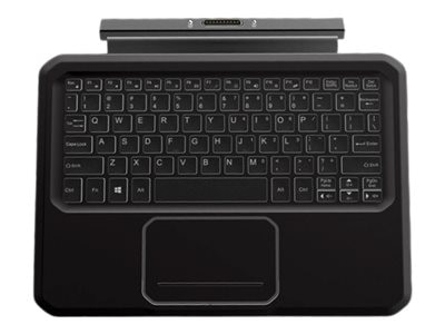 DT Research - keyboard - detachable, slim - with touchpad - QWERTY Input De