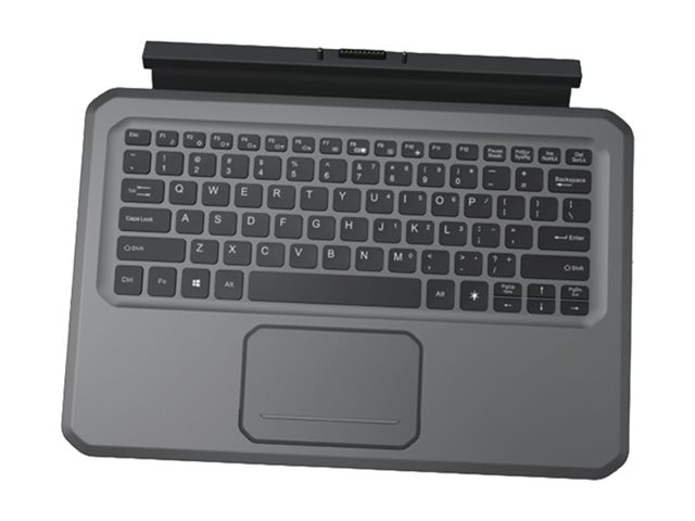 DT Research - keyboard - detachable, slim - with touchpad - QWERTY Input De