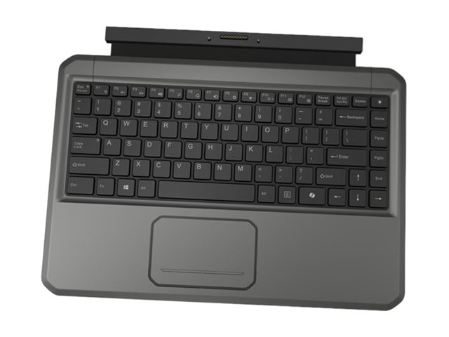 DT Research - keyboard - detachable, slim - with touchpad - QWERTY - black
