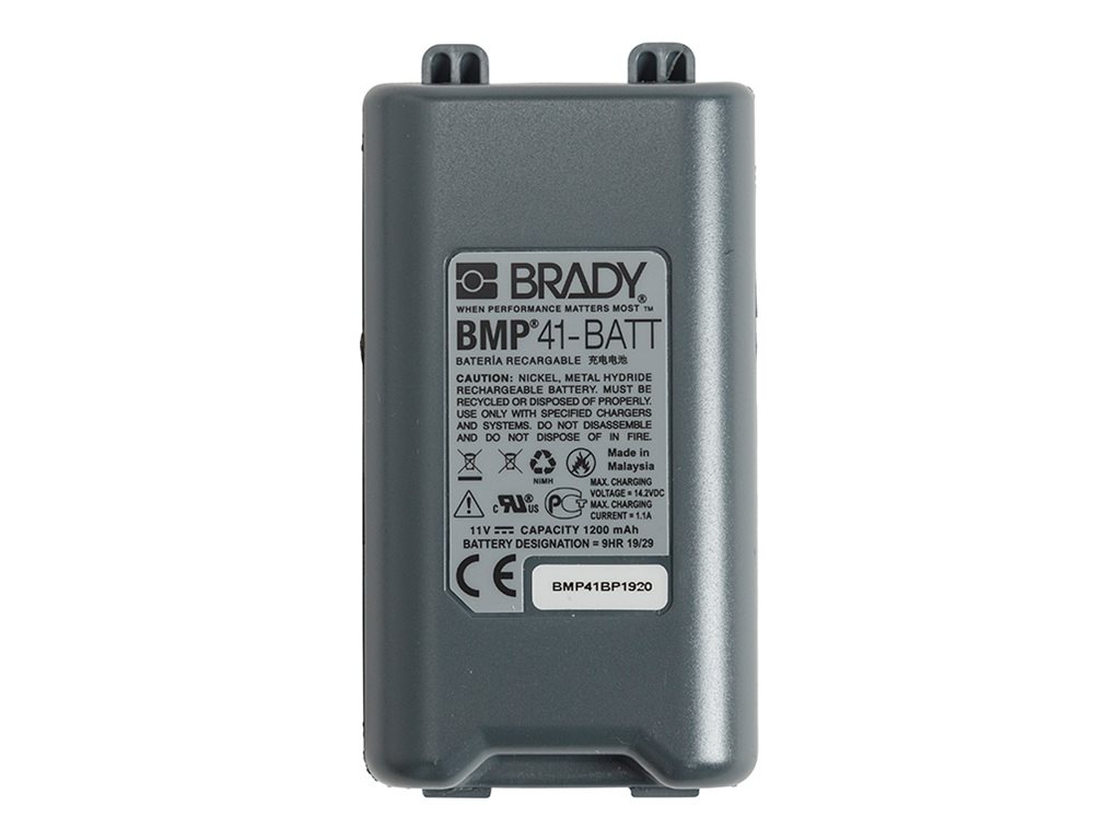 Brady BMP 410 battery - nickel-metal hydride - 1200 mAh