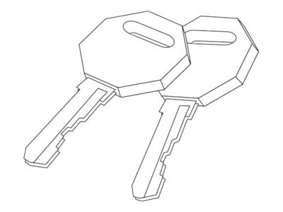Eaton Tripp Lite Series - rack door keys set