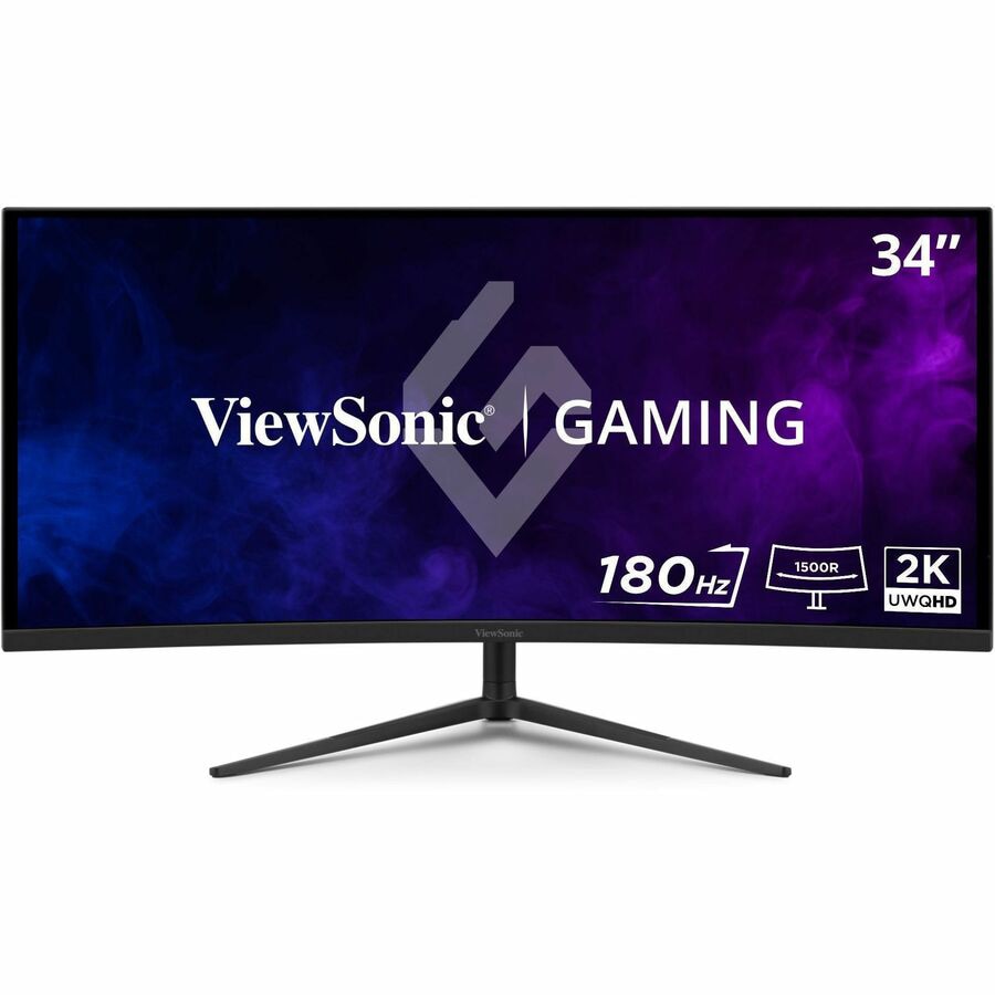 ViewSonic Gaming VX3418C-2K - 21:9 Curved 1440p 1ms 180Hz Gaming Monitor wi