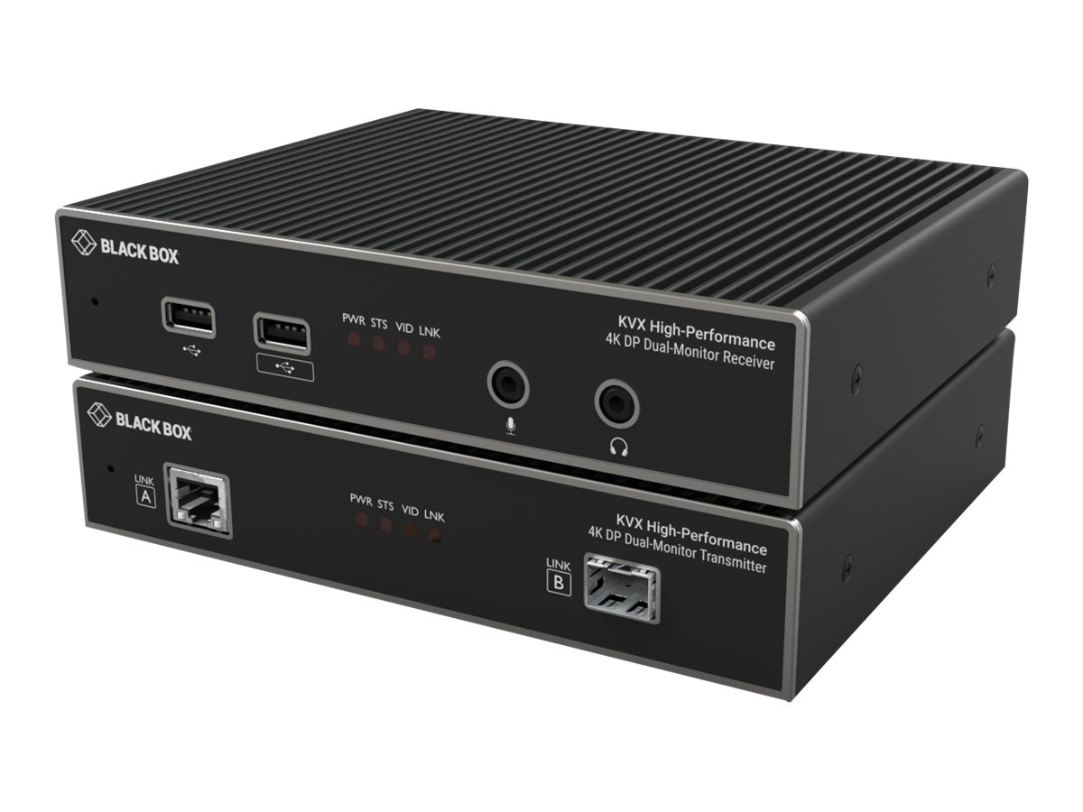 Black Box KVXHP-100 - KVM / audio / serial / USB extender - USB, RS-232, 10