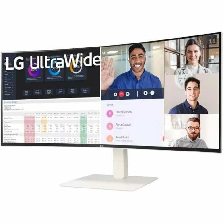 LG Ultrawide 38WR85QC-W 38" Class WQHD+ Curved Screen LCD Monitor - 21:9 -