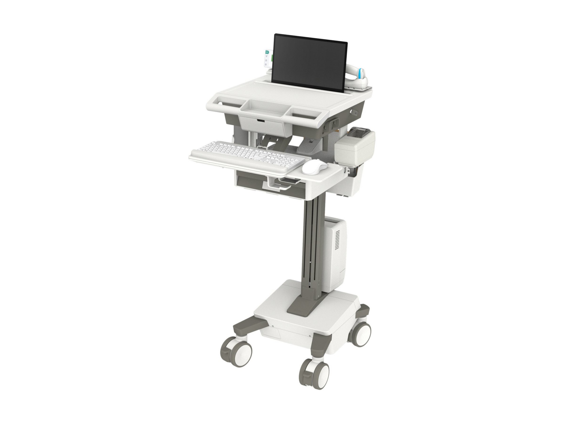 Ergotron Mosaic cart - for notebook / keyboard / mouse - Tier 1 Std 3 - TAA