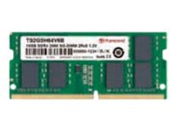 Transcend - DDR4 - module - 32 GB - SO-DIMM 260-pin - 3200 MHz / PC4-25600