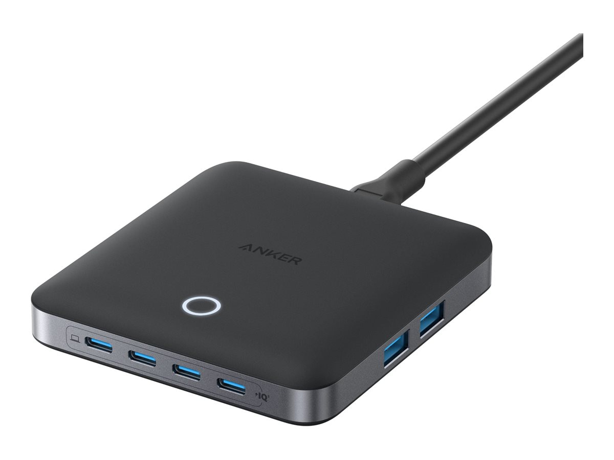 Anker power adapter - GaN - 4 x USB-C, 2 x USB - 130 Watt