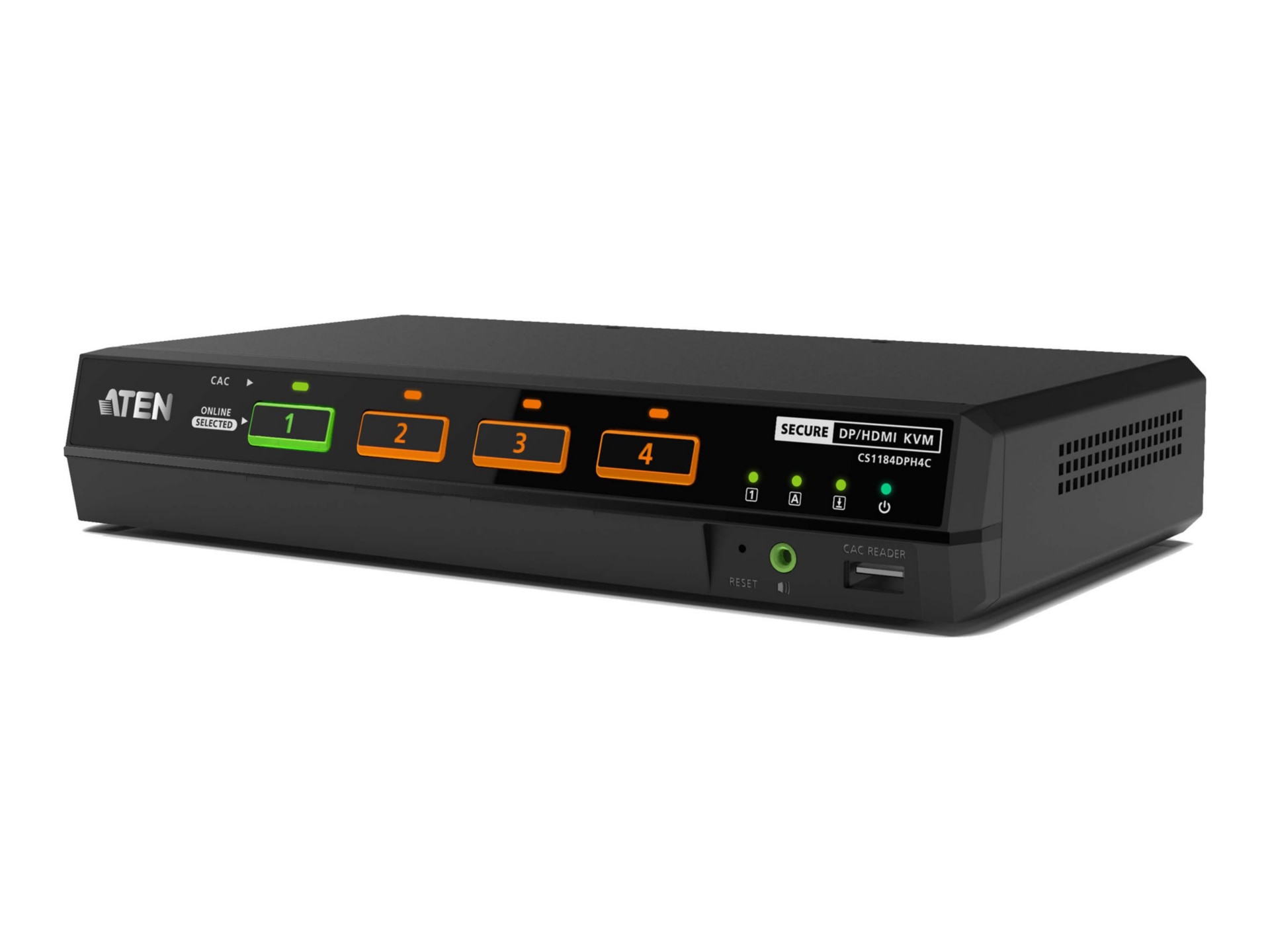 ATEN CS1182DPH4C - KVM / audio switch - 5K, DisplayPort/HDMI, Universal, Se