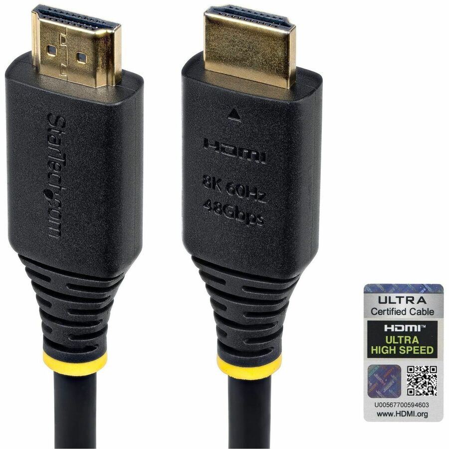 StarTech.com 10ft (3m) Certified Ultra High Speed HDMI Cable, 8K 60Hz/4K 12