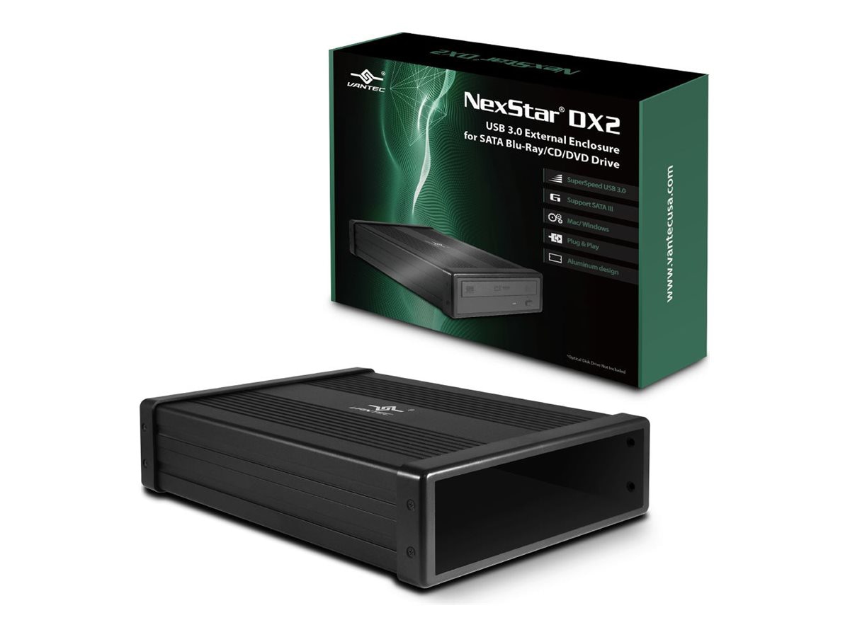 Vantec NexStar DX2 - storage enclosure - SATA 6Gb/s - USB 3.0