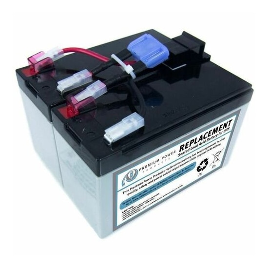 eReplacements replacement battery cartridge RBC48-ER for various APC BackUP