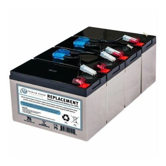 eReplacements replacement battery cartridge RBC8-ER for various APC BackUPS
