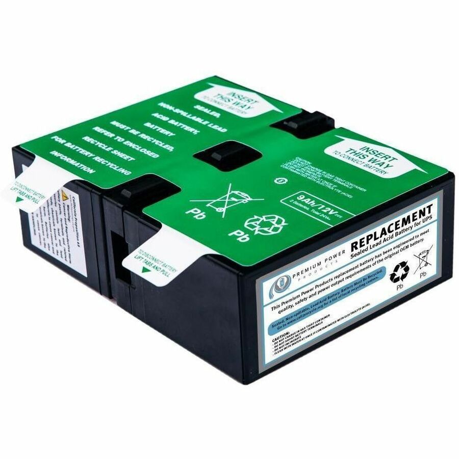 eReplacements replacement battery cartridge APCRBC124-ER for various APC Ba